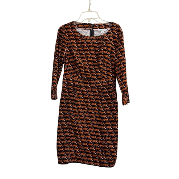 Boden Fox Patterned Corduroy Dress - Picture 2 of 5
